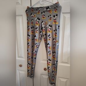 Blackmilk Disney Silver Mickey Mouse Leggings